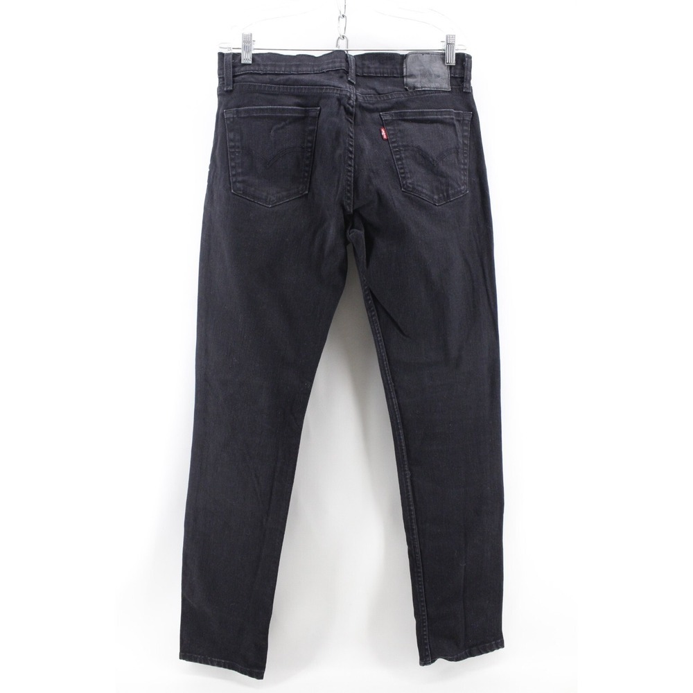 Levi's 511 Black Slim Fit Stretch Jeans Men's Size 34X34‎